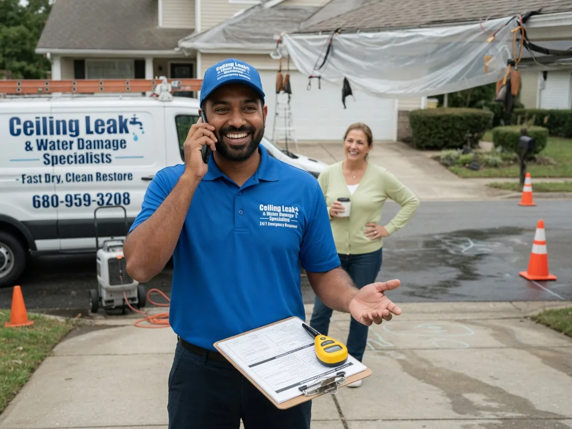 Ceiling Leak Cleanup Leighton, IA FAQs
